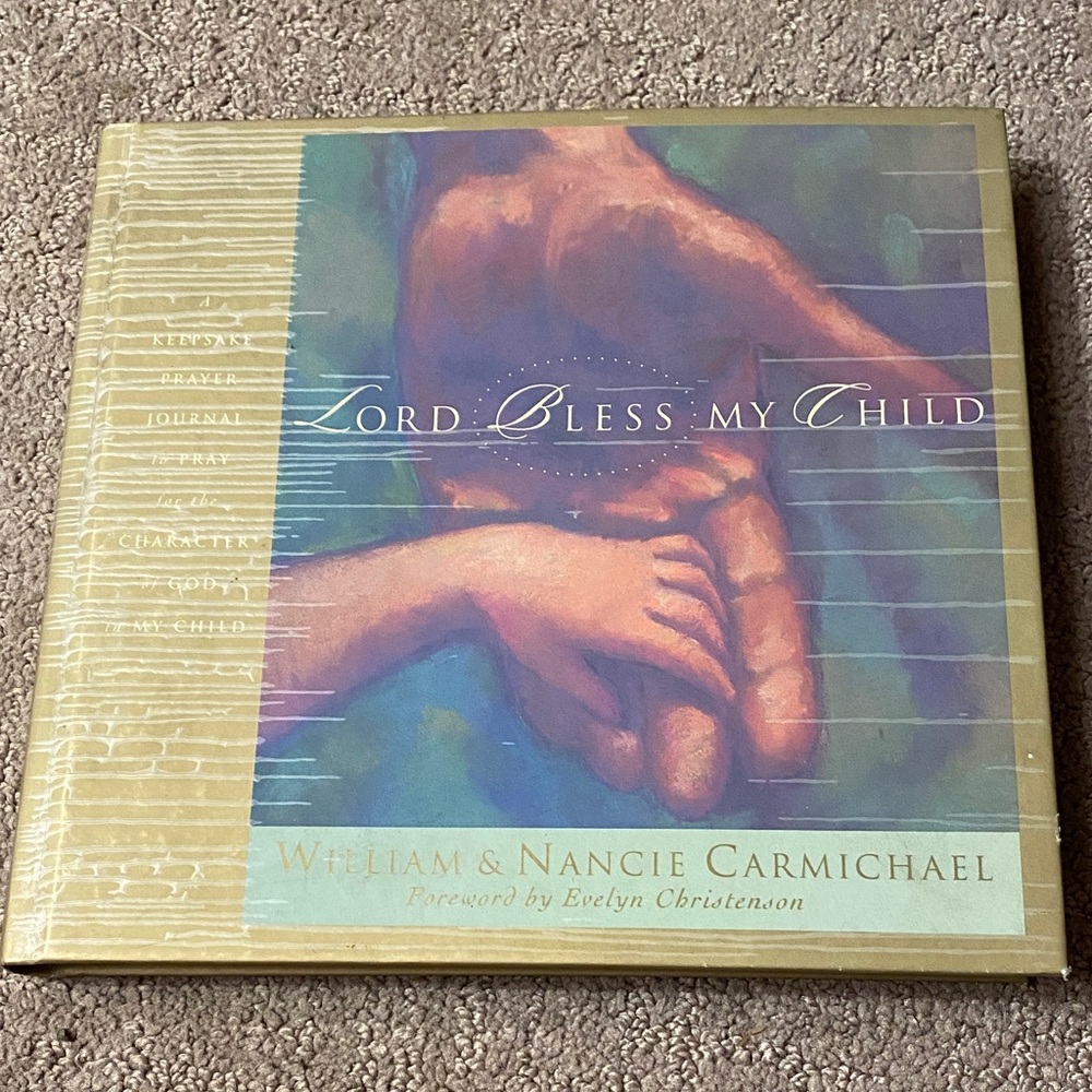 Lord Bless My Child Hardcover Book Y2K Keepsake Family Precious
